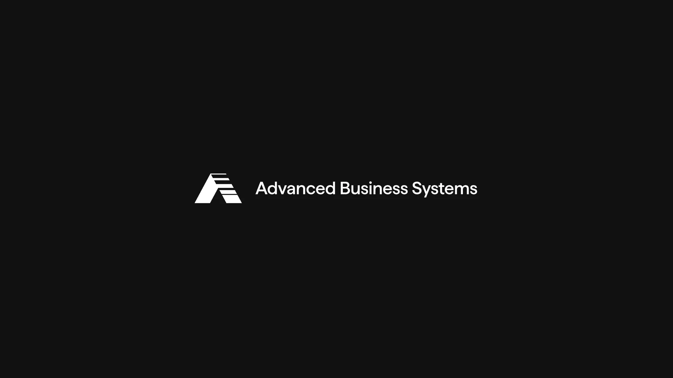 Advanced Business Systems logo on ABS Black