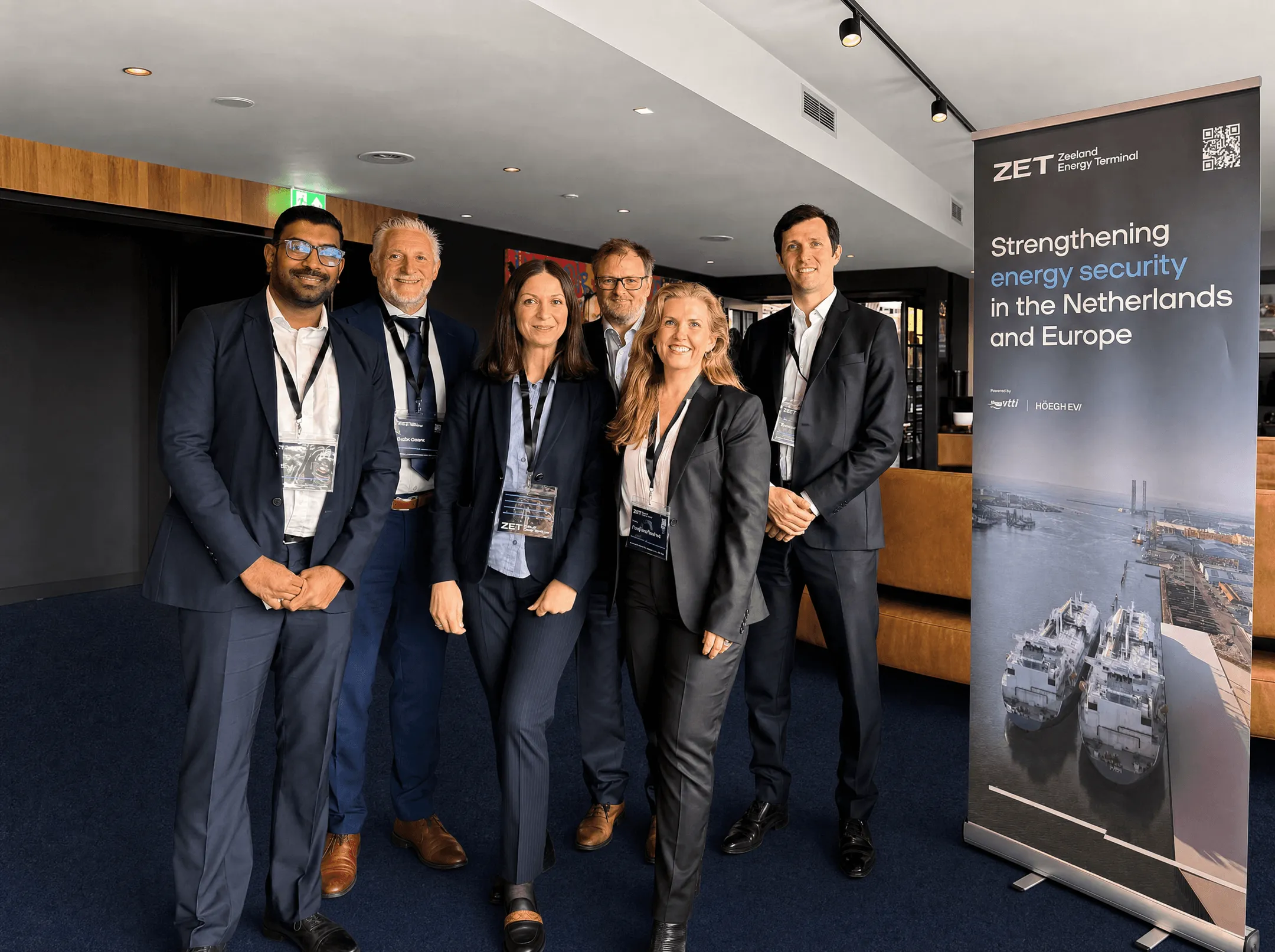 The ZET team at the Flame 2026 networking event