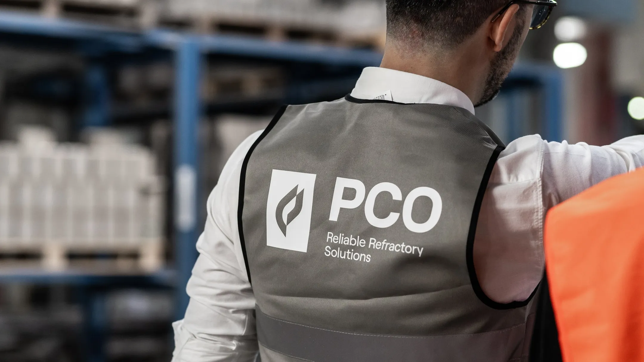 PCO workwear in the warehouse